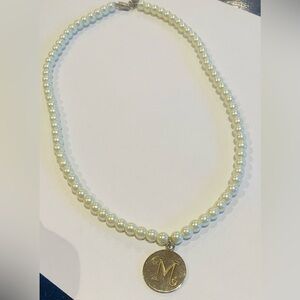 “M” fashion necklace